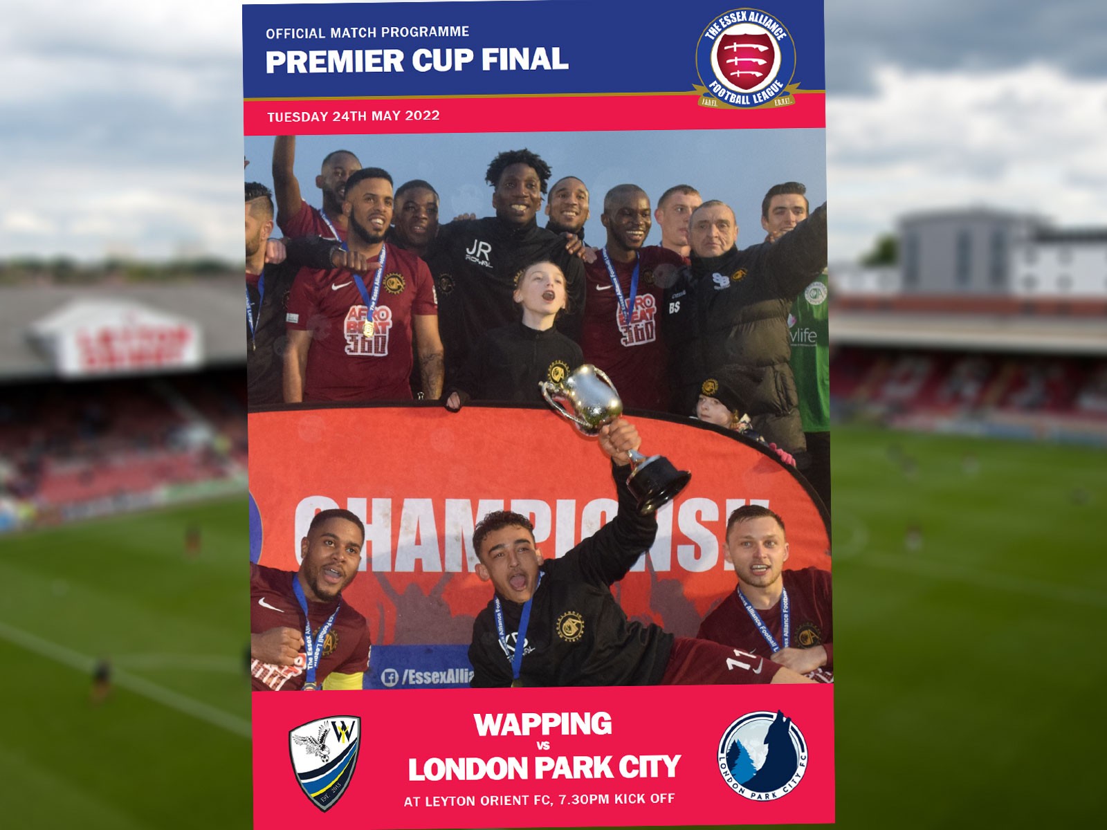 Wapping face London Park City in Premier Division Cup showdown