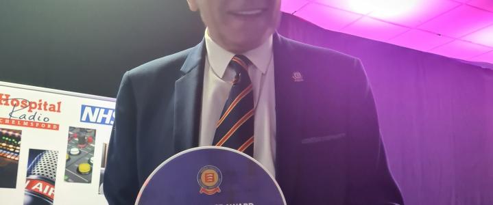 Barry Fitzgerald scoops Essex FA 40 Year Award of Merit