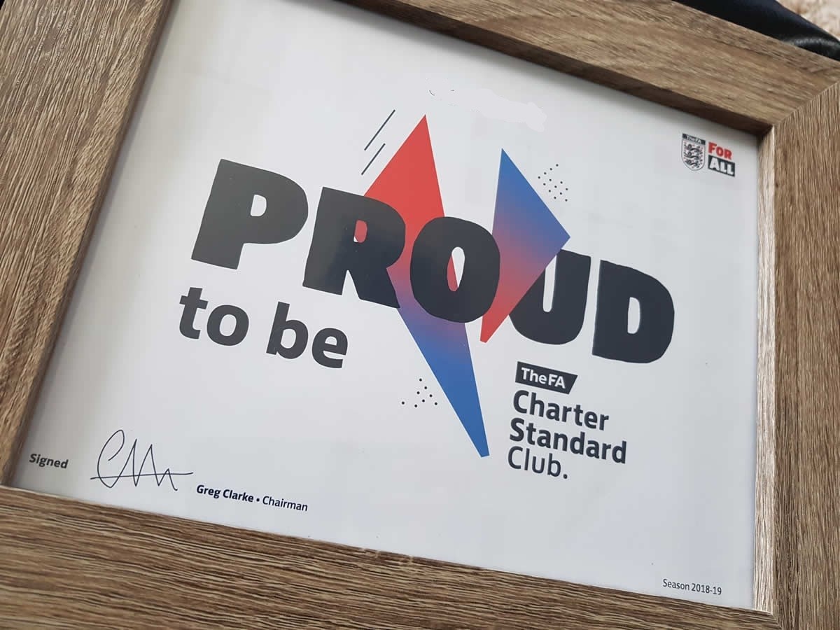 Charter Standard success for two more of our clubs