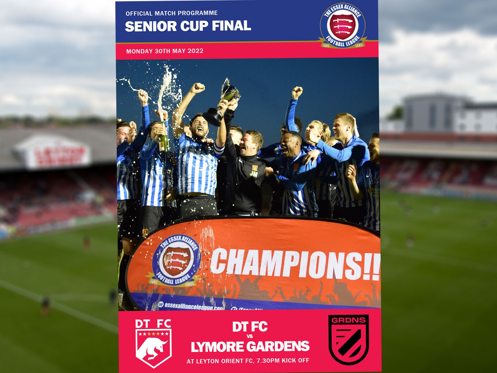 Senior Cup Final closes season with DT FC facing Lymore Gardens on Monday
