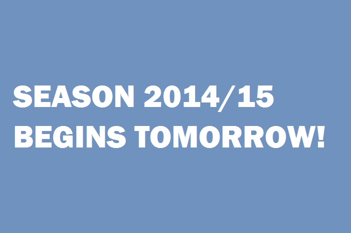 New season gets underway tomorrow