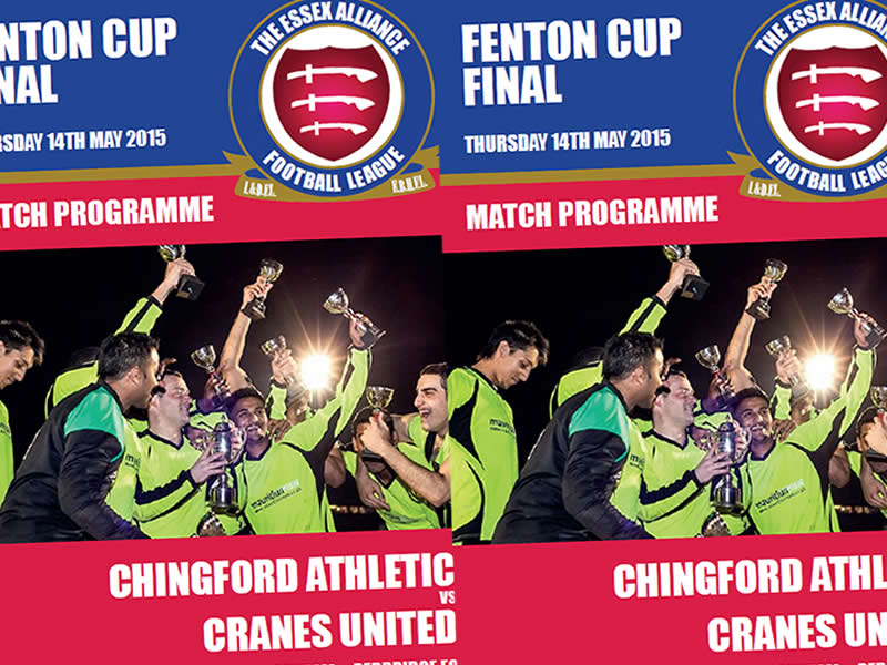 Fenton Cup reaches climax tomorrow as Chingford Athletic and Cranes United go for cup glory