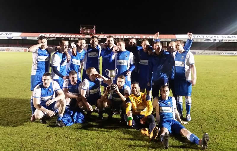 Chingford Athletic overcome a Cranes United comeback to be crowned Fenton Cup Champions