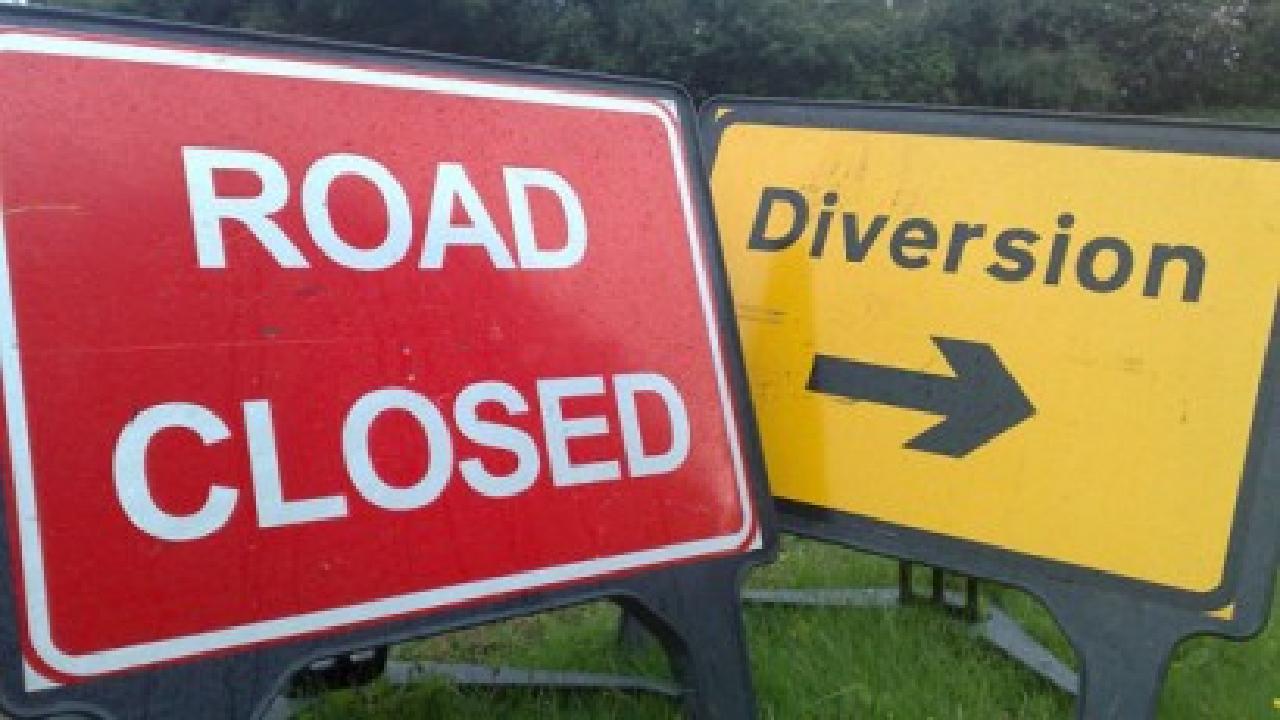 Road closure this weekend on A127